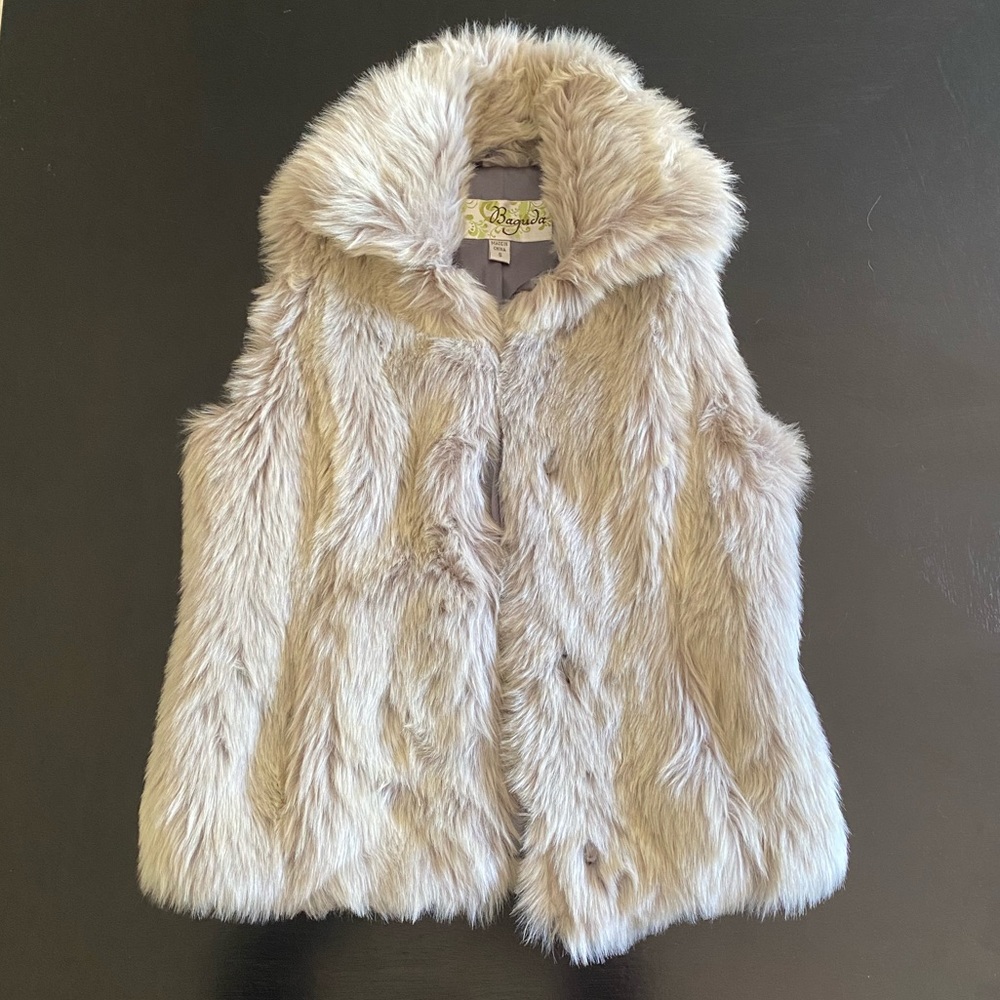 Baguda Faux Fur Vest, Small